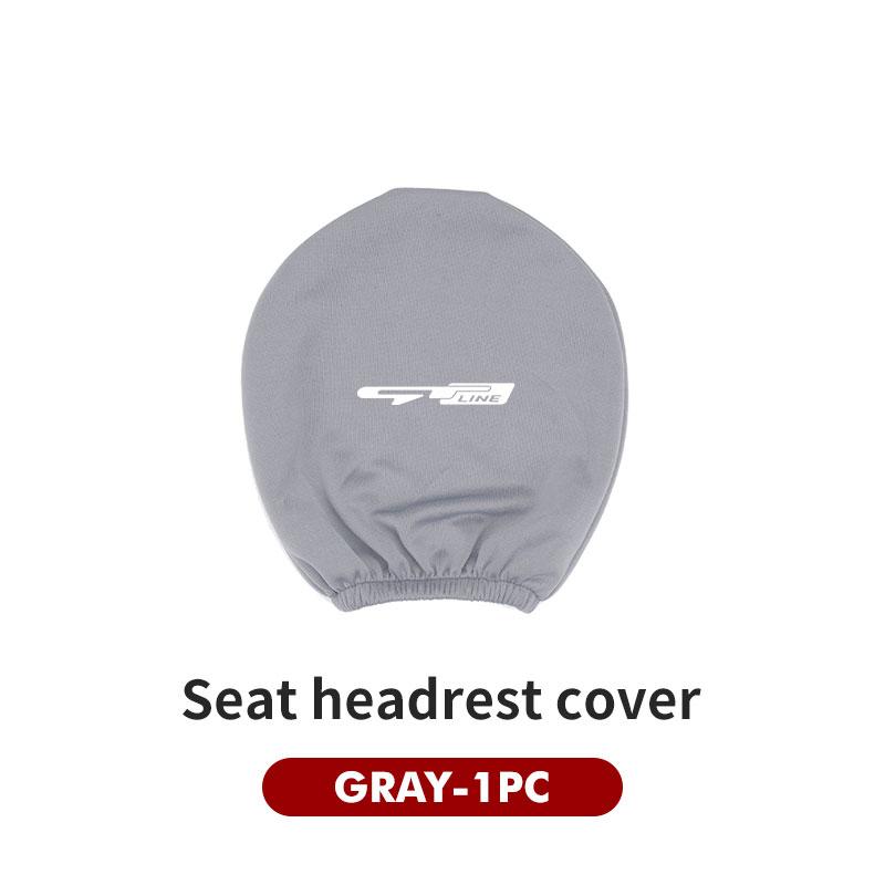 ABCDGC1 Car Seat Headrest Anti-Dirty Elastic Pillow Protective Cover For KIA K5 K2 Optima Soul Spectra Niro Cadenza Sephia Carens