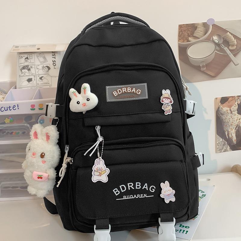 Children's Schoolbag Elementary School Students Girls Junior High School Students High School Two-piece Set Backpack