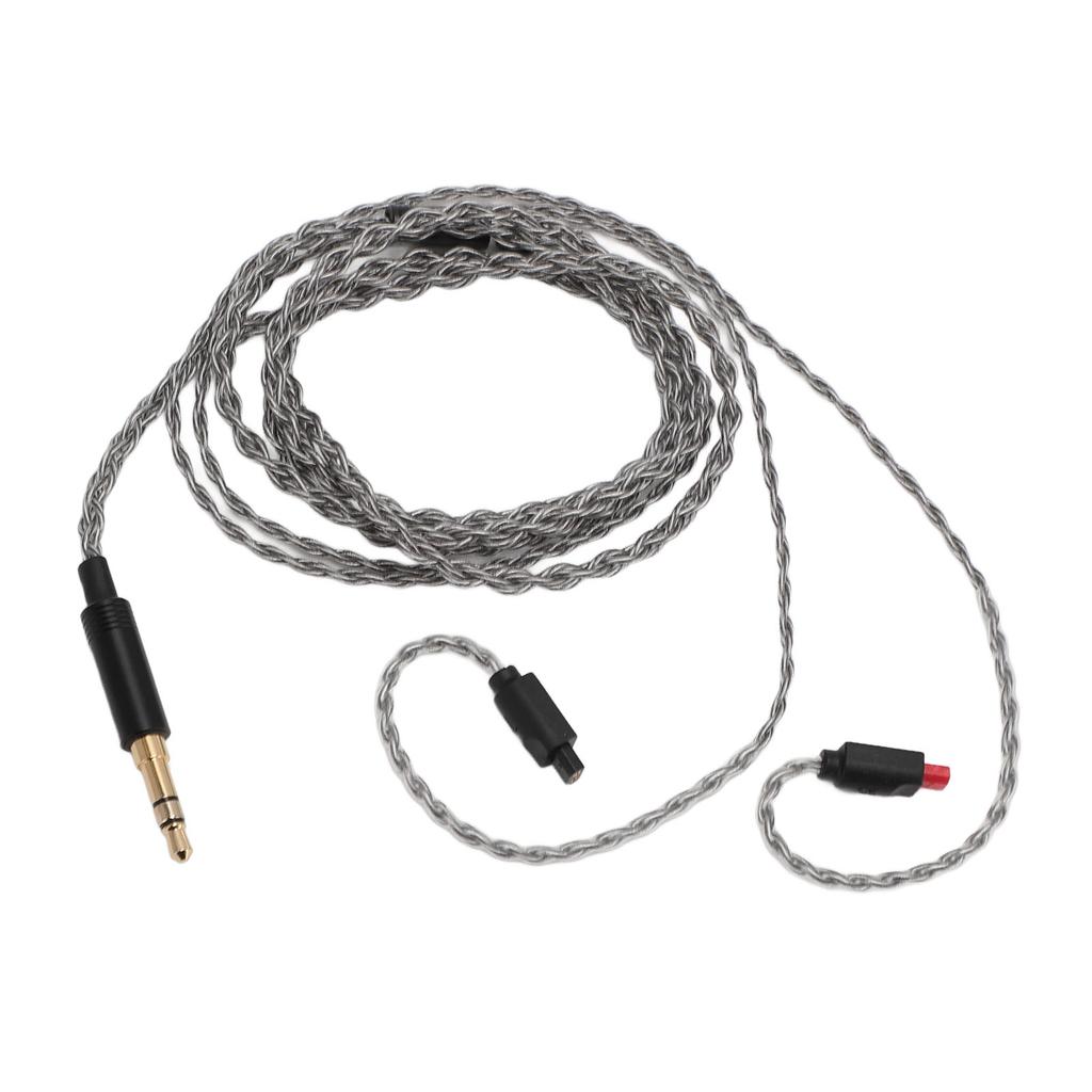 Headphone Cable 4 Strands Silver Plated Copper Anti Stangling 3.5MM Headphone Cord for ATH IM04 IM03 IM02 IM01 IM50 IM70