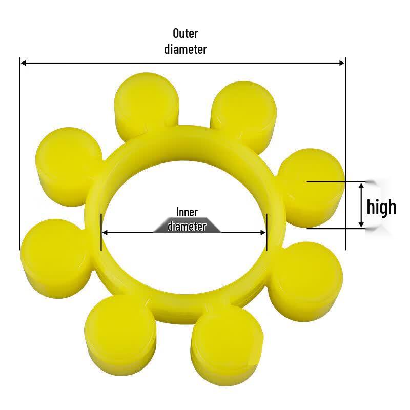 Polyurethane Plum Blossom Coupling Cushion