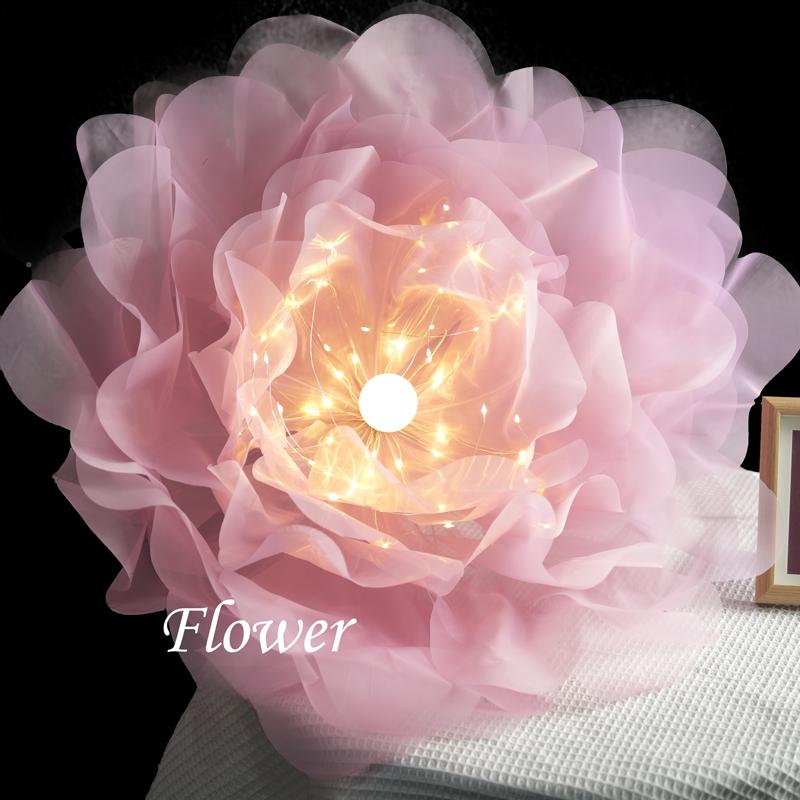 Giant Paper Art Flower DIY Handmade Finished Product Large Peony Flower Mall Beauty Decoration Ornament Standard Lamp
