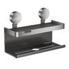 Suction Cup Toilet Paper Holder: No-Punch Wall-Mounted Bathroom Tissue Box