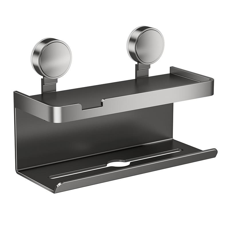 Suction Cup Toilet Paper Holder: No-Punch Wall-Mounted Bathroom Tissue Box