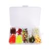 190pcs Ice Fishing Jigs Ice Fishing Lures Ice Fishing Starter Kit for Walleye Crappie Panfish