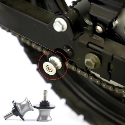 2Pcs 6mm 8mm 10mm Motorcycle High Quality Rear Swing Arm Stand Screws Swingarm Spools Slider Parts
