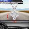 Bling Elephant Diamond Car Mirror Interior Hanging Ornament, Lucky Crystal Rhinestone Pendant Car Rear View Mirror Charm, Car Accessories for Women,