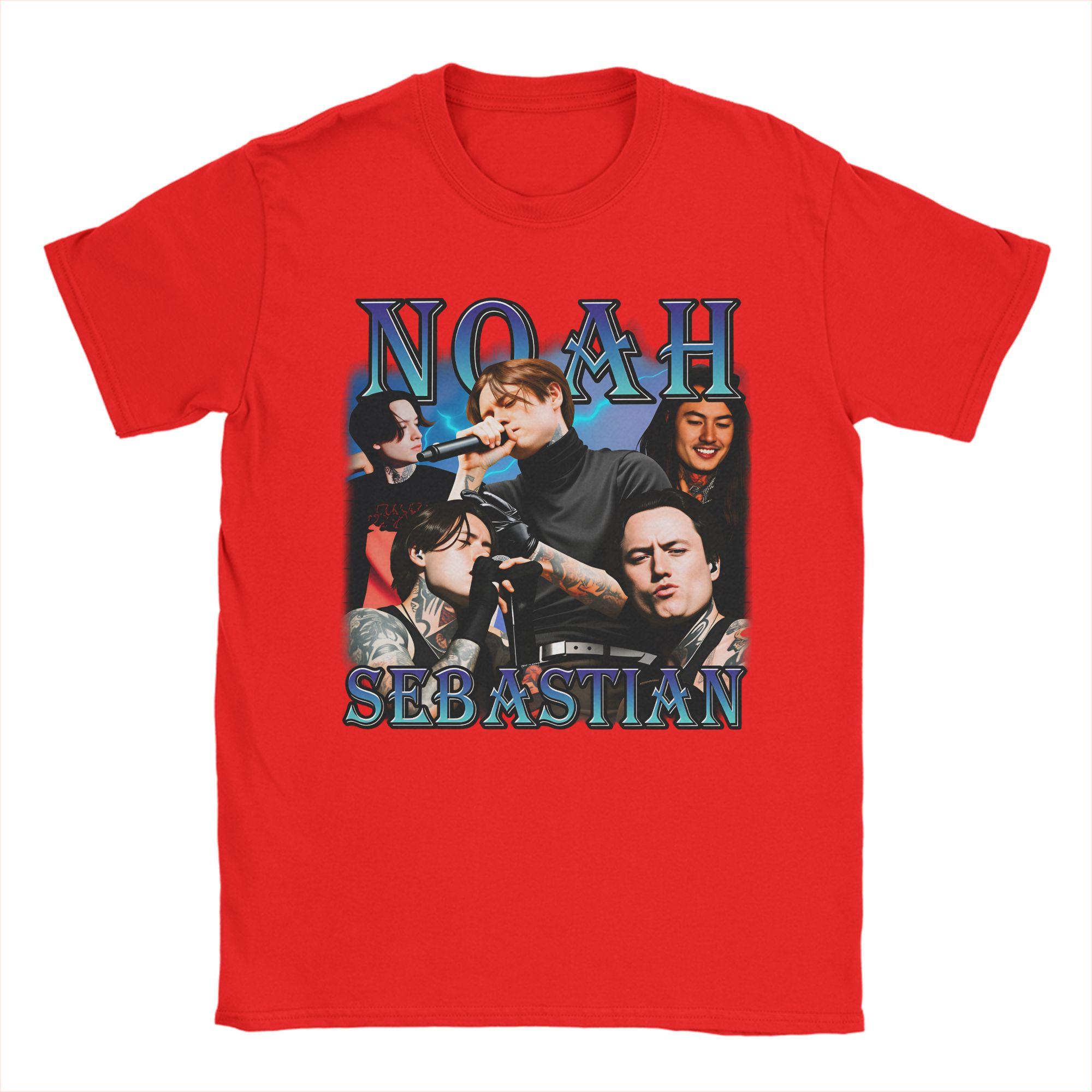 

Casual T Shirt Summer Noah Sebastian Hip Hop T Shirts Cotton Tee Shirt for Couple Y2K Basic Pattern Short Sleeve Tees S