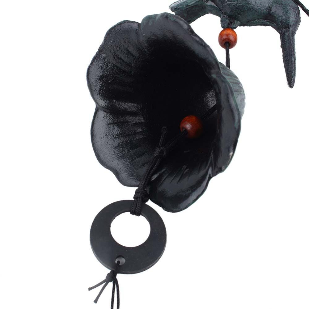 16.54in Hanging Wind Chimes Metal Outdoor Wind Decor Yard Wind Chimes Patio Ornament
