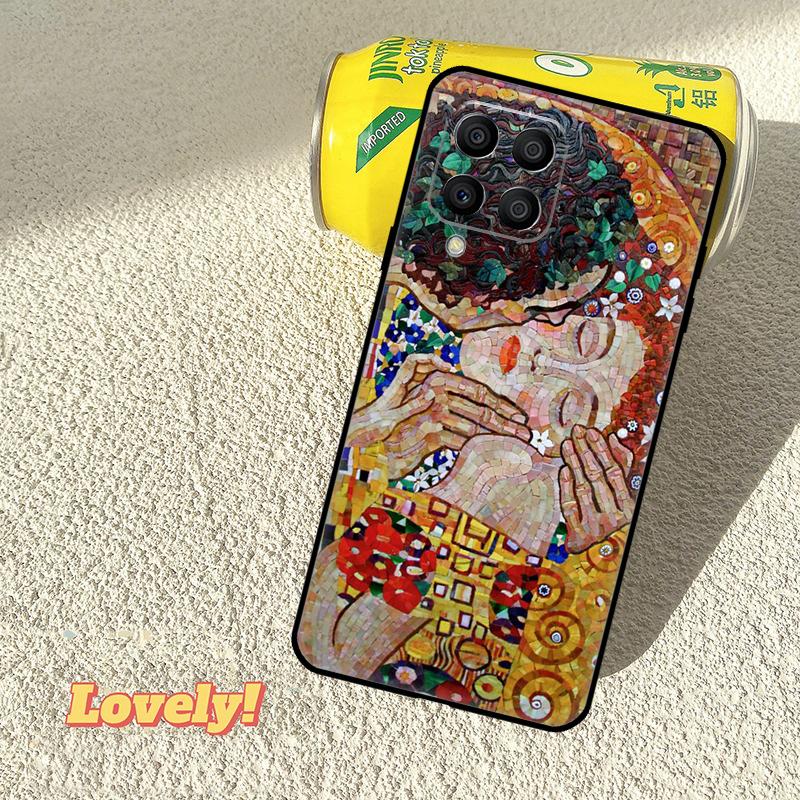 Gustav Klimt Kiss Art Case For Samsung Galaxy M53 M16 M11 M21 M31 M35 M12 M13 M14 M15 M36 M56 M32 M52 M55 M34 M54