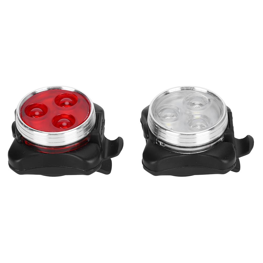 1 Par USB Oppladbart Sykkelbaklys Vanntett Bakre LED Sykkellykt Nattsykling