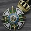 Prussian Knight's Class Order Hohenzollern Double Swords Badge - Film & TV Prop