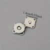 10pairs Magnetic Snap Button Metal Plum Blossom Sew On Button Clasps Fasteners for Purses Handbag Clothes DIY Accessories