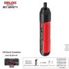 DELIXI 3.6V Rechargeable Electric Screwdriver Drill 27-Piece Set CN Plug (adapter Included)