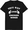 This Guy Loves Chicken Wings Kids Womens Mens T Shirt