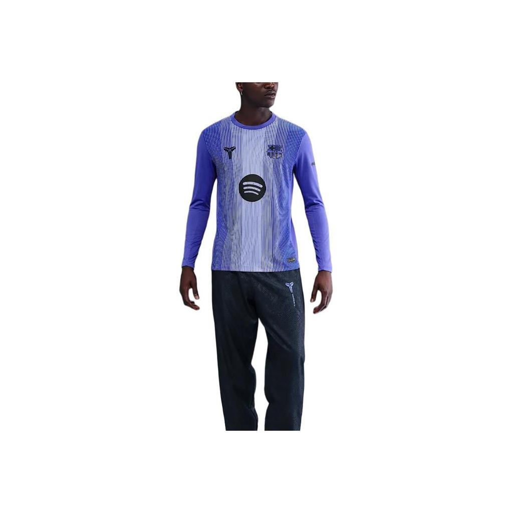 Nike Dri-Fit Kobe 2025/26 Season Fan Version Fashion Comfortable Versatile Skin-Friendly Long Sleeve Football Shirt Men Tops HQ9290-511