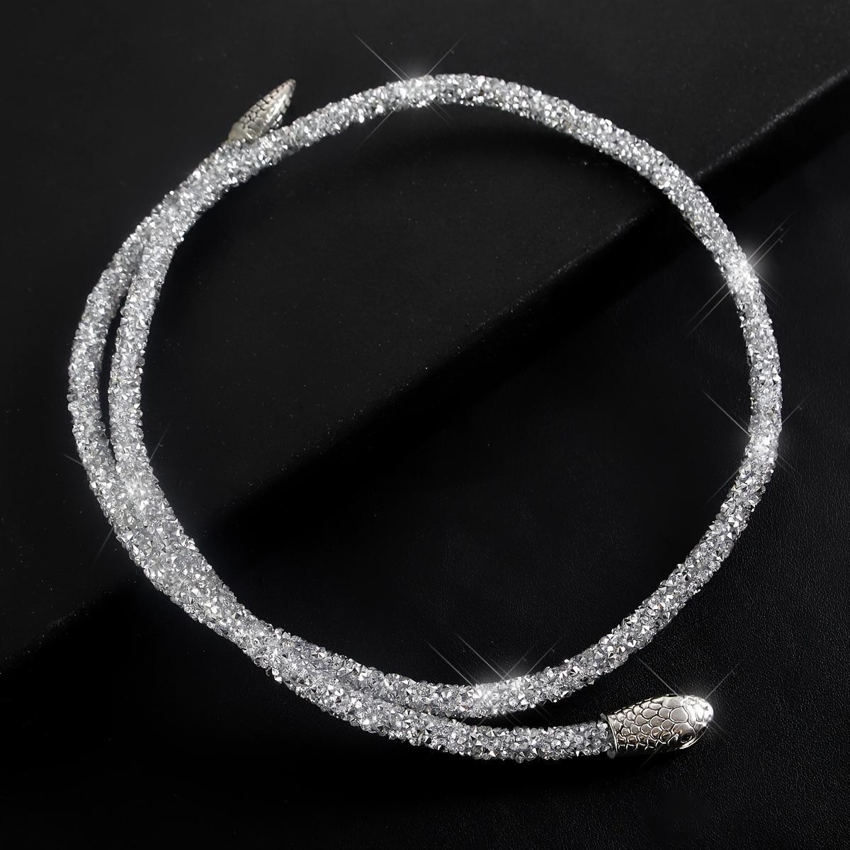 necklace hot girl sexy snake shape twistable design sense necklace collar woman