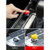 1pc Heart Shaped Car One Key Start Button, Personalized and Creative Ignition Ring Button Decoration