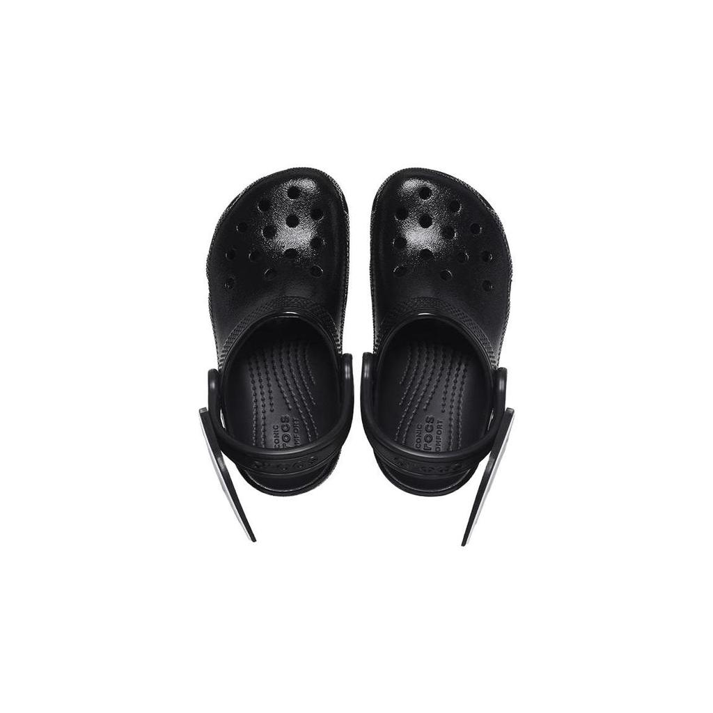 Crocs Comfortable Versatile Shock-Absorbing Durable Sandals Kids Sandals Black 209232-001