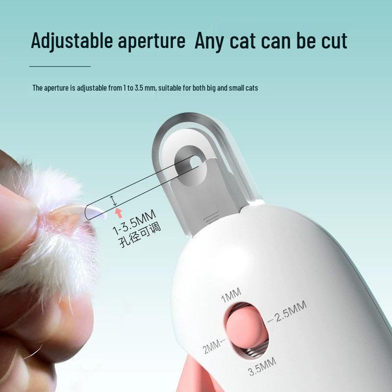 Adjustable Pet Nail Clippers for Small Animals - Beginner Rabbit & Cat Nail Care Tool