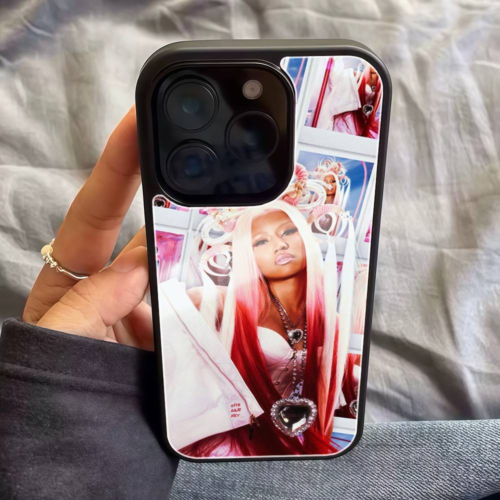 

Singer N-Nicki M-Minaj Phone Case For IPhone 16 Pro Max 15 14 Plus 14 13 12 11 17 PC+TPU Cases Back Cover iPhone 17 Promax