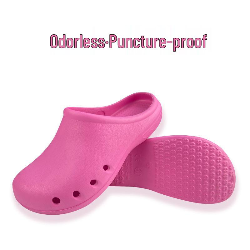 Нескользящие хирургические тапочки - Унисекс с закрытым носком для операционной и лаборатории 43-44