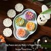 Mid-Autumn Mooncake Mold: Hand Press Stamp for Ice Skin & Mung Bean Pastry Making