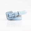 Elegant Japanese & Korean Women's Stone Pattern Buckle Leather Belt