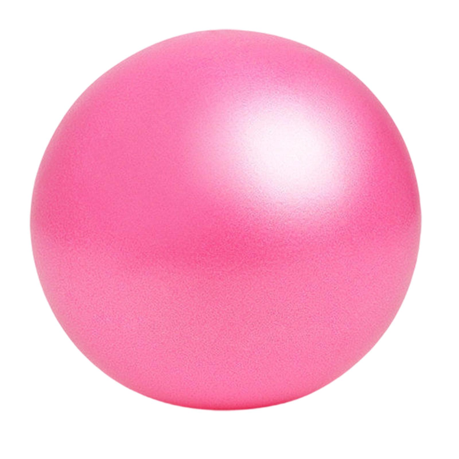 Exercise Stability Ball for Pilates Yoga Fitness Training Anti Burst Design Durable Material Suitable for Home Gym Use One Size розовый