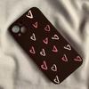 The new full-screen love is suitable for iphone14/15promax transparent mobile phone case 13pro Apple 16 anti-drop 12.