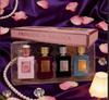 Flocked ARAB Four-Piece Perfume Gift Set: Long-Lasting Arabic Fragrances from Dubai.