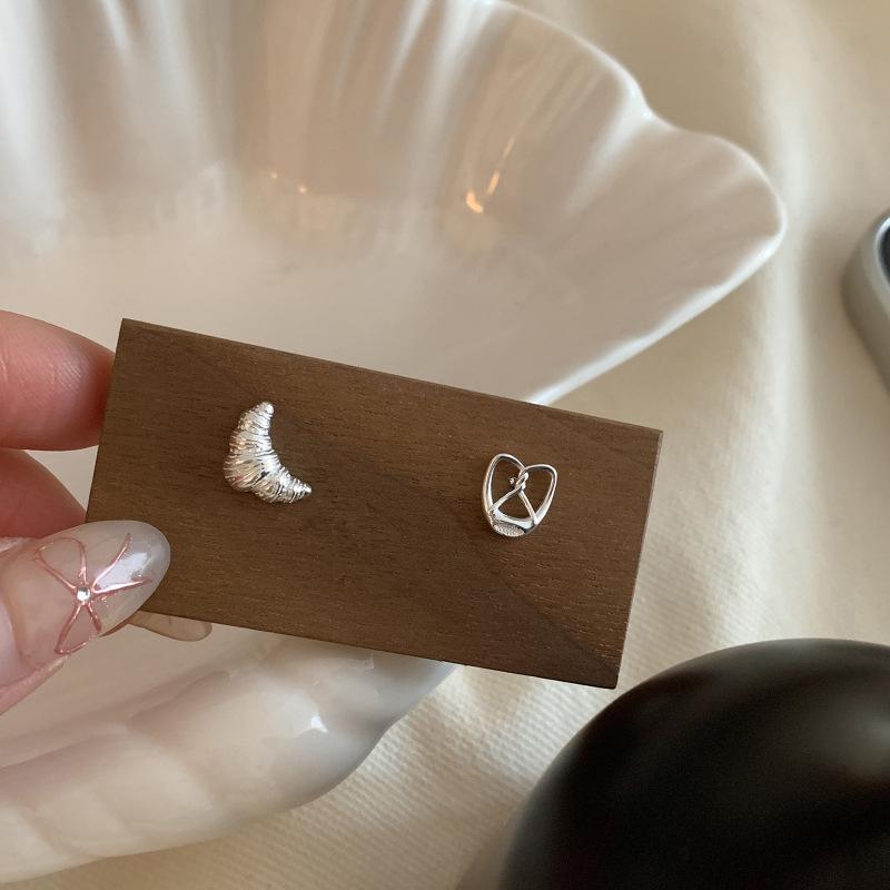 PANJBJ 925 Sterling Silver Bow Knot Earring for Women Texture Tassels Sweet Romantic Korean Jewelry Gift Dropshipping