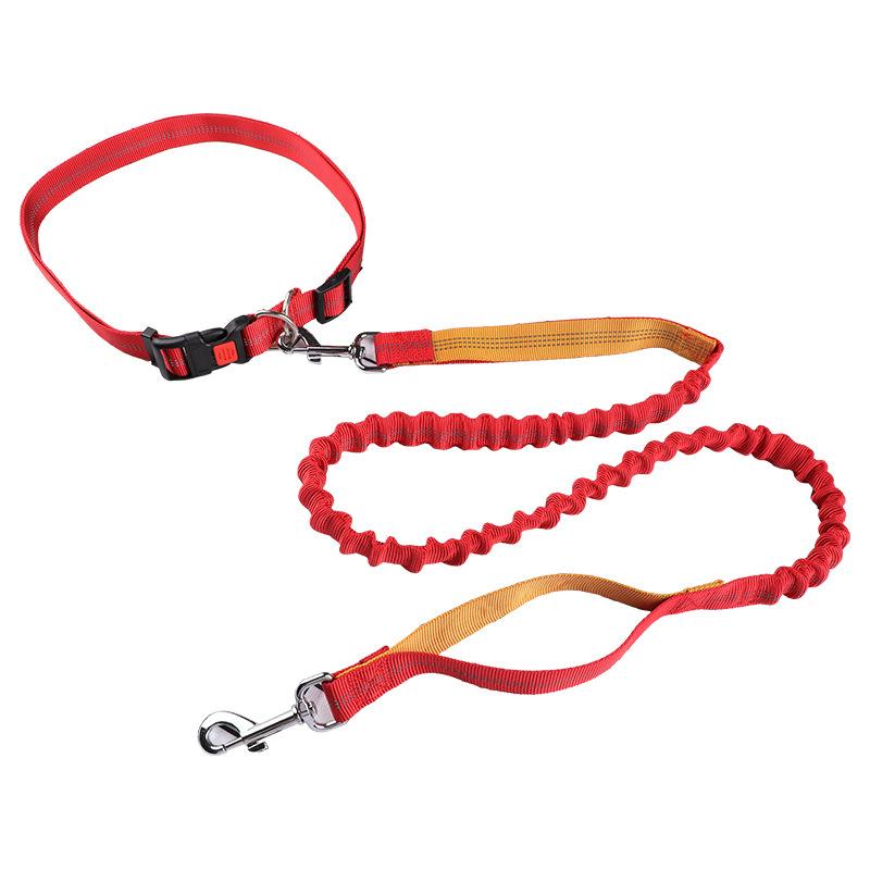 

New pet leash, running leash, retractable dog leash, dog walking pet supplies 2.5mm*140-170cm червоний