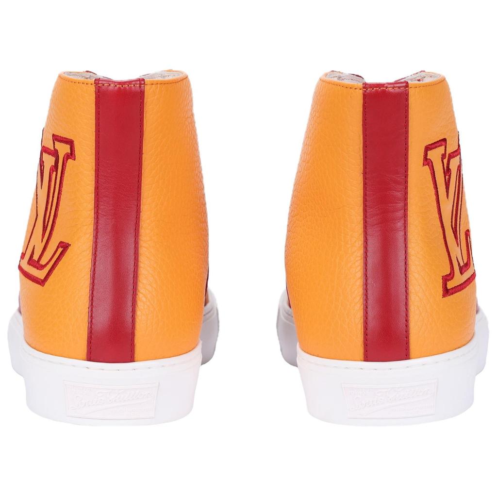 LOUIS VUITTON Tattoo Ankle Sneakers 'Orange Red' 1A8XX5
