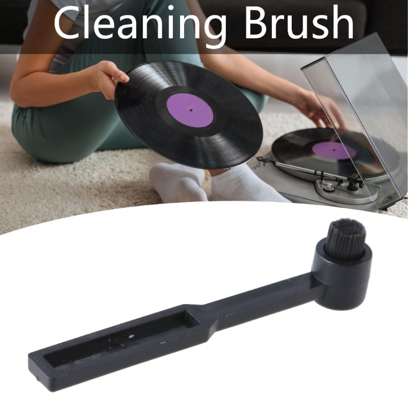 Stylus Brush Precise Turntable Needle Cleaner Brush for Audiophiles Record Player Stylus Cleaning Brush