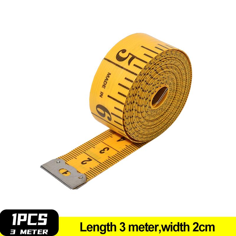 

300cm Sewing Tape Double Scale Body Height Measuring Ruler Portable Soft Tapes Tailor Cloth Rulers Dressmaking Diy Tools
