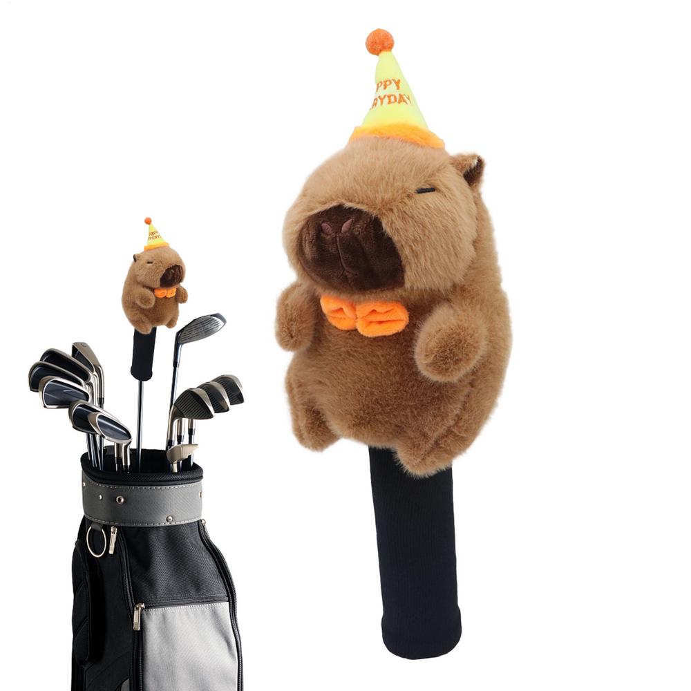 Golf Driver Headcover Animals Plush Driver Headcover For Men Women Cartoon Plush Animal Protective Putter Gear For Women Men