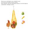 Poultry Hanging Feeding Net Bag Chicken String Bag Vegetable Fruits Feeding Toy Tool with Hooks