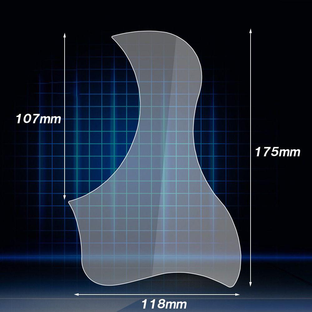 Transparent Board Sticker Soft Scratch Plate Guitar Protective Sticker Pick Guard Sticker