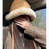 Hat Women's Winter Tide Thickened Fluffy Hat Outdoor Cold-proof Mongolian Hat Show Face Small Bucket Hat Warm Ear Protector Basin Hat