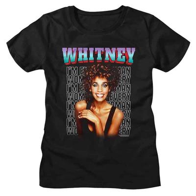 Whitney Houston Every Woman Smile Damen T-Shirt