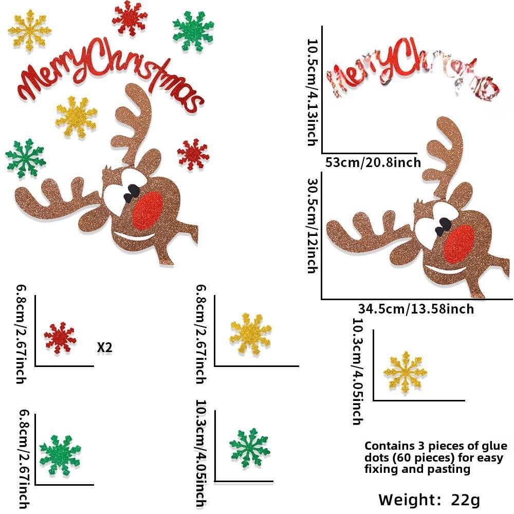 

Festive Christmas Door Decorations With Cute Felt Reindeer Snowman And Tree Designs Snowflake Reindeer