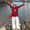 MJ STYLE Korean Style Long Sleeve Cotton T-shirt