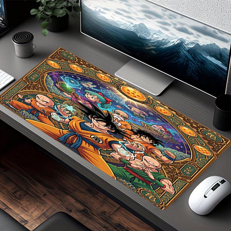 Dragon Ball Print Mouse Pad, for Keyboard Pad Laptop PC Mat for Office Home Use, Desk Decor, Perfect Birthday Gift for Gamers