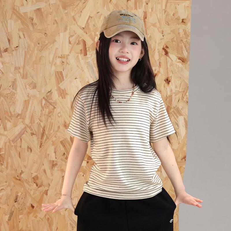 NAIYOUKIDS Children's Striped Short Sleeve T-Shirt