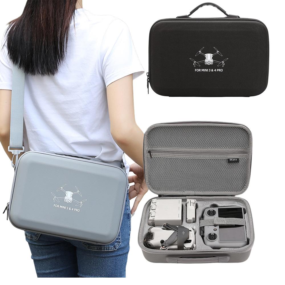 Portable Shoulder Storage Bag for DJI Mini 4 Pro/Mini 3 Pro/Mini 3 Fly More Combo Drone RC 2/RC/N2 Controller Bag Accessories