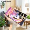 Phone Case: 2D Flat Samsung Galaxy A34 A35 M05 M06 S20 S22 S21 FE Plus 5G Protective Case, Couple Style, Plush Little White Bear, Christmas and Hallow
