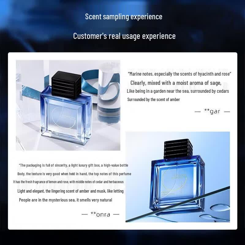 He Feng Yu Men's Ocean Indigo Perfume