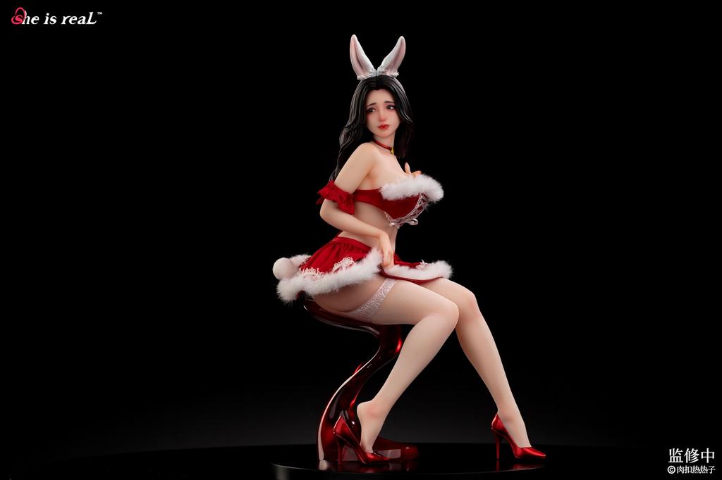 BearPanda She is real series scale PVC ABS cloth painted finished figure "Nikukou Neketsuko" 1/5 & &