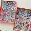26 Letter Printed Headband 100x6cm Fashion Small Silk Scarf For Women New Design Brand Scarves Women's Bags Hair Tie Accessories