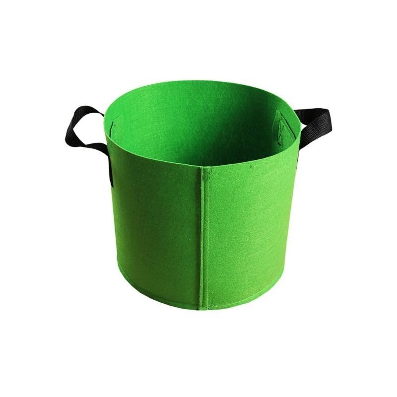 Nonwoven Fabric Grow Bags Garden Plant Pots with Handle Nonwoven Texture Suitable for Growth of Vegetables and Flowers